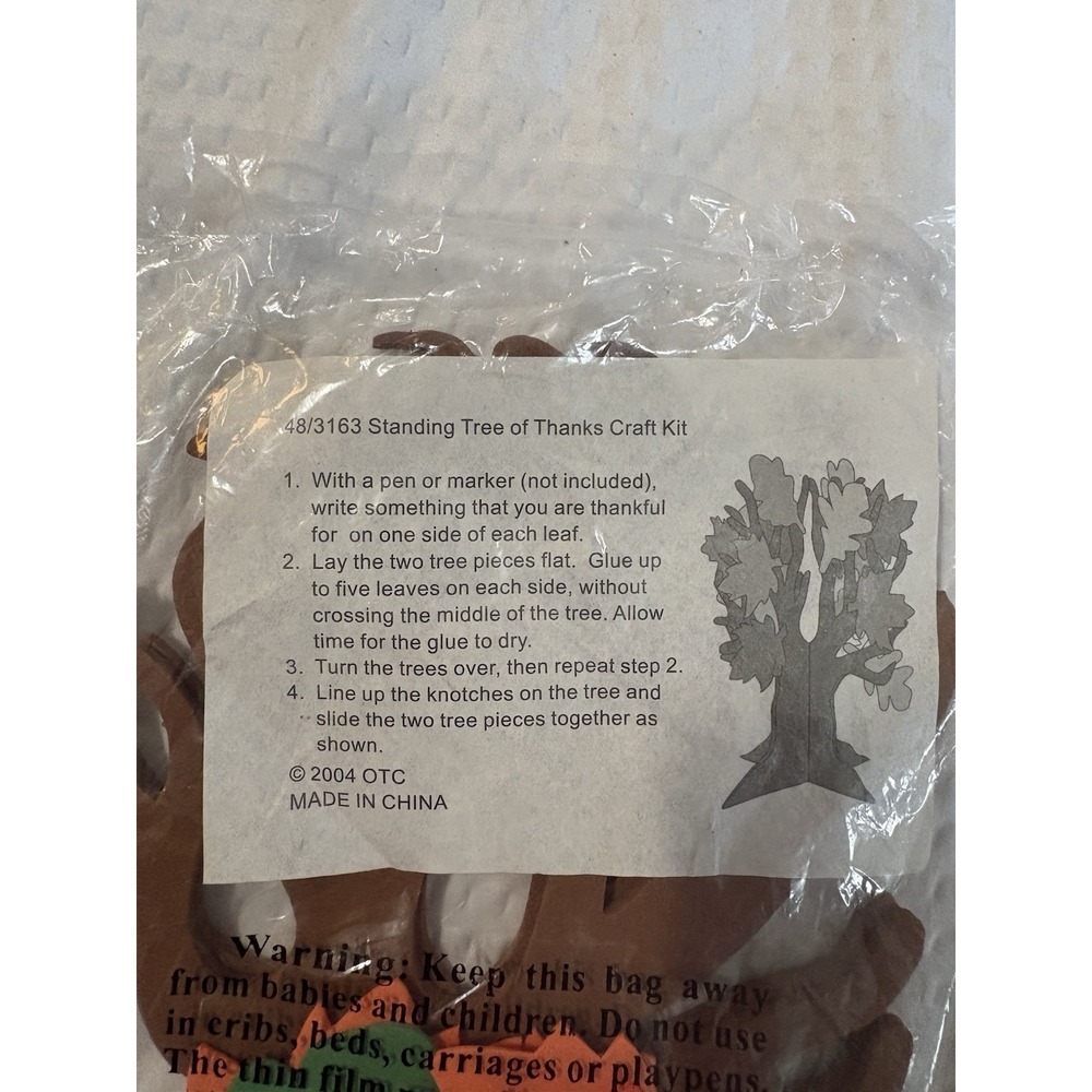 Thanksgiving Craft Kits Tree Of Thanks Kids Fall Activity Great For Classroom - Picture 3 of 5